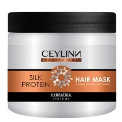 CEYLINN PROFESSIONAL Maska na vlasy s hedvábným proteinem 500 ml