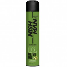 NISHMAN Vyživující sprej na vlasy Olive Oil 400 ml