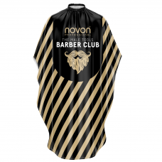 NOVON PROFESSIONAL Kadeřnická pláštěnka Premium černo zlatá s logem 