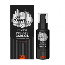 THE SHAVE FACTORY Olej na vousy a knír Sandalwood 75 ml