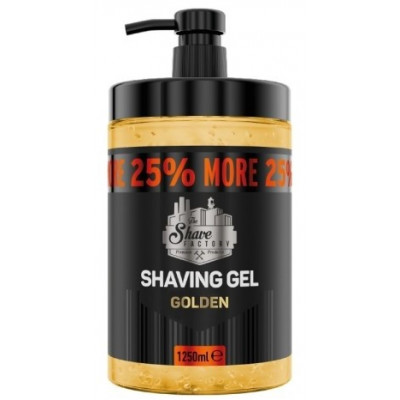 THE SHAVE FACTORY Gel na holení Golden 1250 ml 