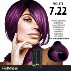 FEMMAS Barva na vlasy Blond fialová intenzivní 7.22