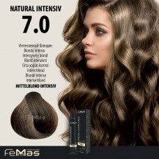 FEMMAS Barva na vlasy Intenzivní blond 7.0
