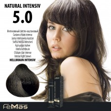 FEMMAS Barva na vlasy Intenzivní světle hnědá 5.0