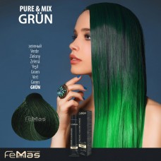 FEMMAS Barva na vlasy Zelená
