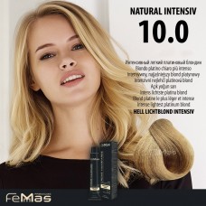 FEMMAS Barva na vlasy Intenzivní platinová blond 10.0