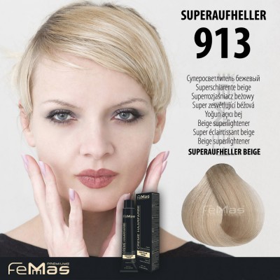 FEMMAS Barva na vlasy Super zesvětlující béžová 913