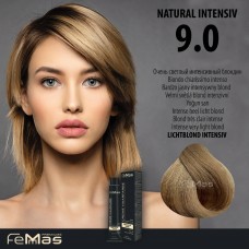 FEMMAS Barva na vlasy Intenzivní světlá blond 9.0