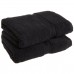 ÖZDILEK Bavlněný ručník černý 50 x 90 cm