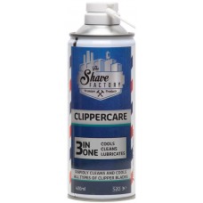 THE SHAVE FACTORY Čistící a chladící sprej Clippercare 400 ml