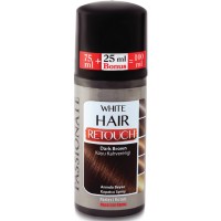 PASSIONATE Tónovací sprej na odrosty a šediny Dark Brown