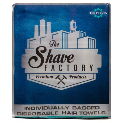 THE SHAVE FACTORY Jednorázový kosmetický ručník 100 ks