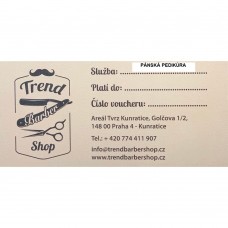 Dárkový voucher Pánská pedikúra